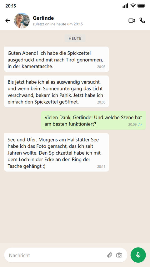 Jemand hat die Spickzettel ausgedruckt und in der Tasche in die Ferien mitgenommen