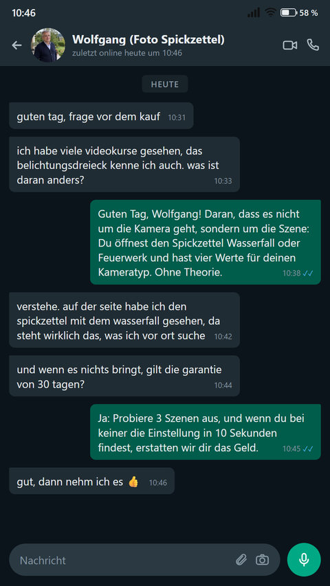 Ein Skeptiker fragt, was daran anders ist als bei einem Videokurs